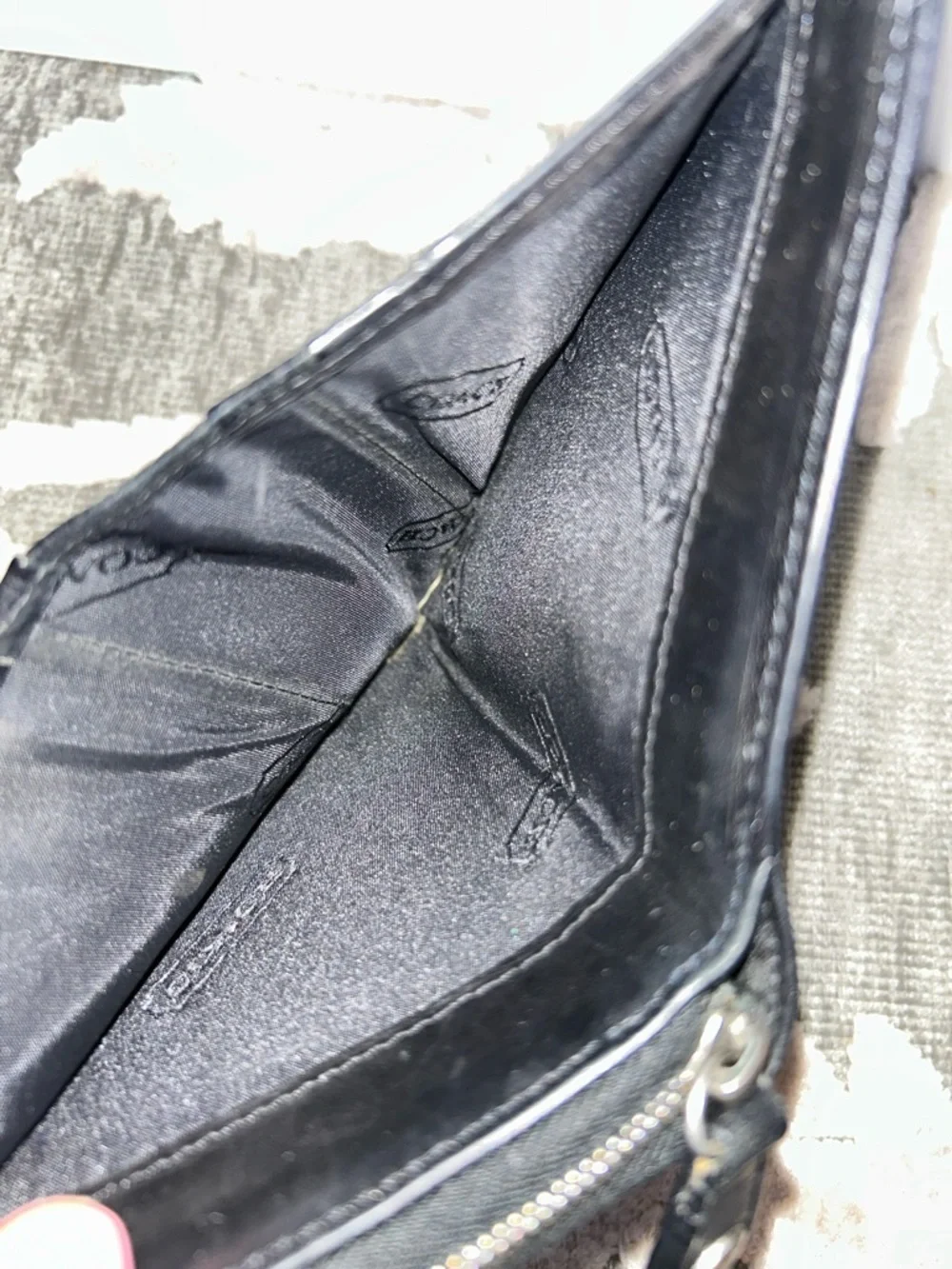 Coach universal compact leather wallet